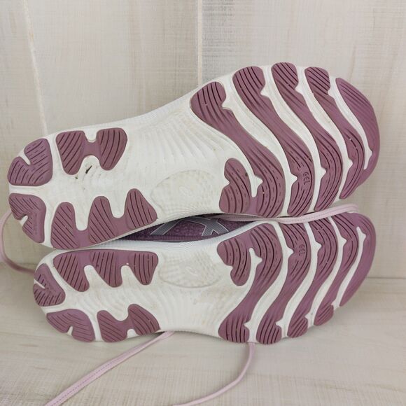 Asics Gel-Nimbus 24 Shoes Womens Size 10.5 Purple Running Sneakers 1012B201 - Picture 6 of 7